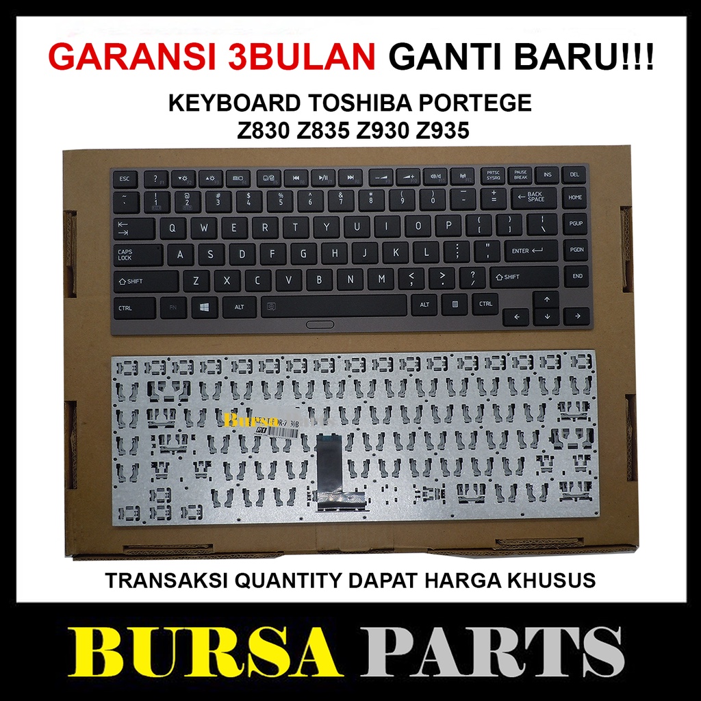 Keyboard Toshiba Portege z830 z835 z930 z935