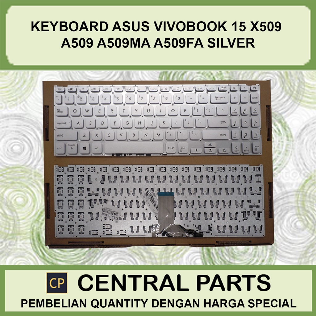 Keyboard Asus Vivobook 15 x509 a509 a509ma a509fa Silver