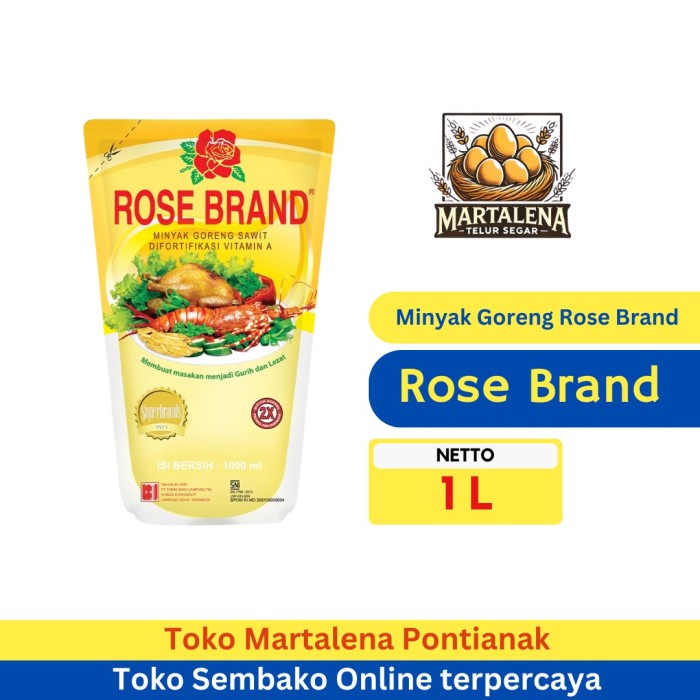 

Minyak Goreng Sawit Rose Brand 2 Liter Terlaris