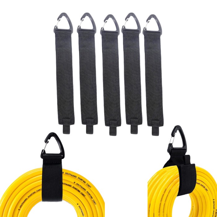 

5 PCS Tali Strap Velkro Pengikat Kabel Multifungsi Cord Organizer
