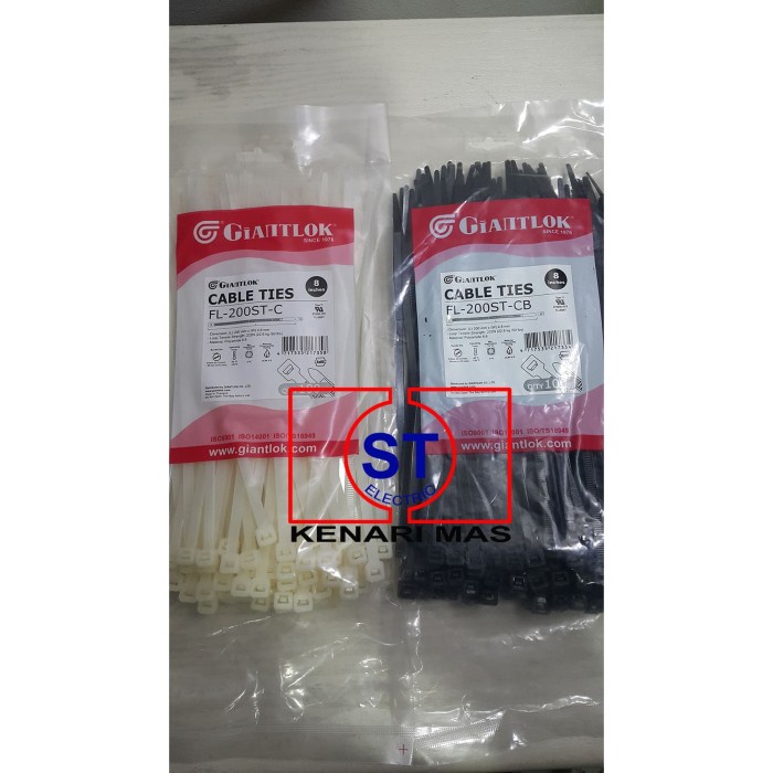 

Kabel Ties / Kabel Tis / Giantlok / FL200STC / FL200STCB / 200x4.8