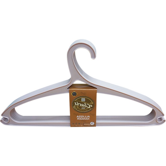 PENAWARAN SPESIAL CLARIS 0160 ALLISSA HANGER /6 GANTUNGAN JEMURAN BAJU PAKAIAN PLASTIK BKM