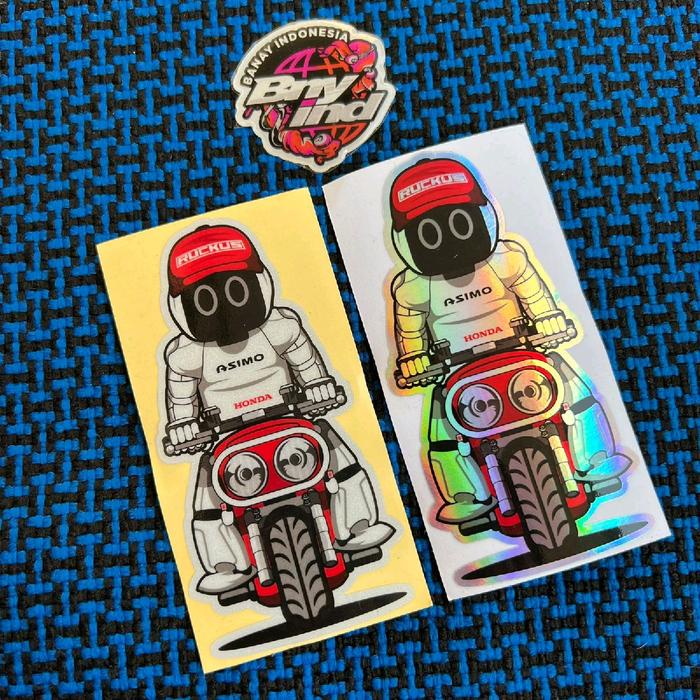 

Stiker Sticker Asimo Monkey Princutt
