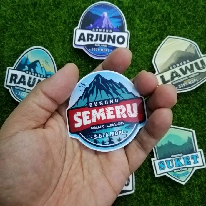 

10 Pcs Stiker Outdoor Gunung Waterproof Anti Air Sticker