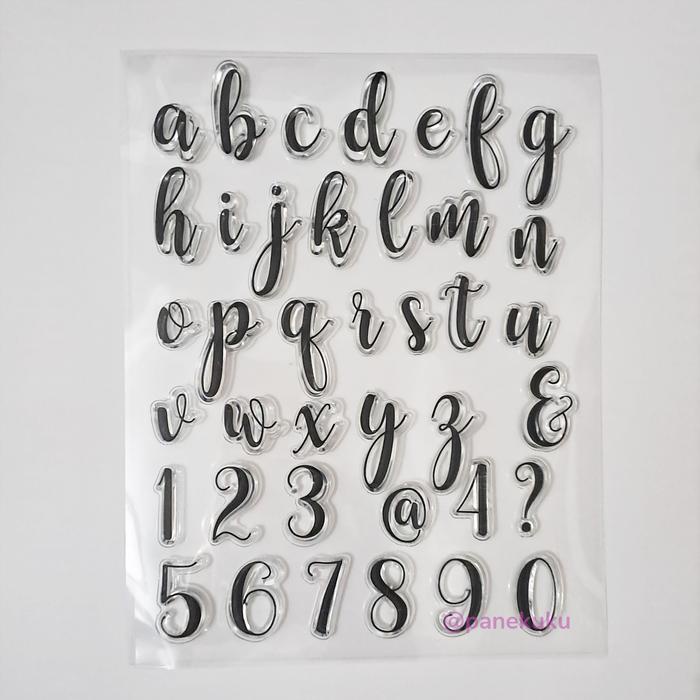 EMBOSSER HURUF FONDANT 2/ ALAT CETAKAN STAMP DEKORASI KUE/ STEMPEL HURUF KECIL ALFABET/ BESAR/