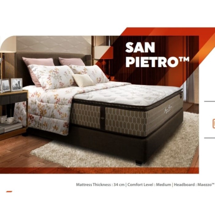 Springbed Florence San Pietro Kasur Mattress Set