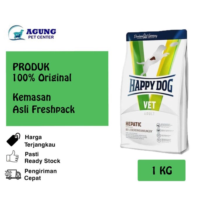 Ready Happy Dog Vet Hepatic 1kg - Promo Price