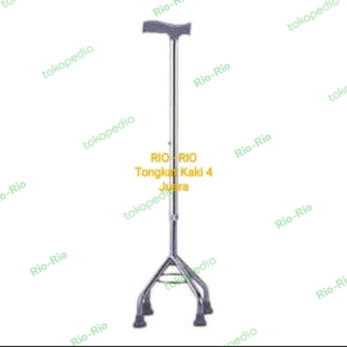 Ready Tongkat Kaki 4 stainless