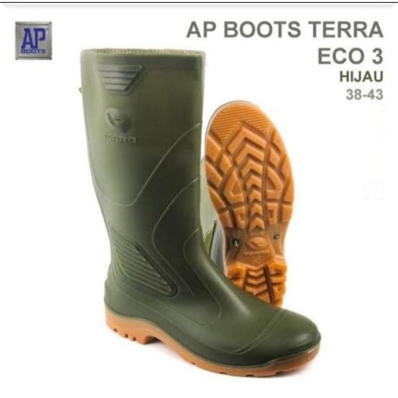DISKON SEPATU AP BOOTS TINGGI/SEPATU KERJA AP BOOTS TERRA /SEPATU KEBUN BOOTS/ SEPATU TANI BOOTS