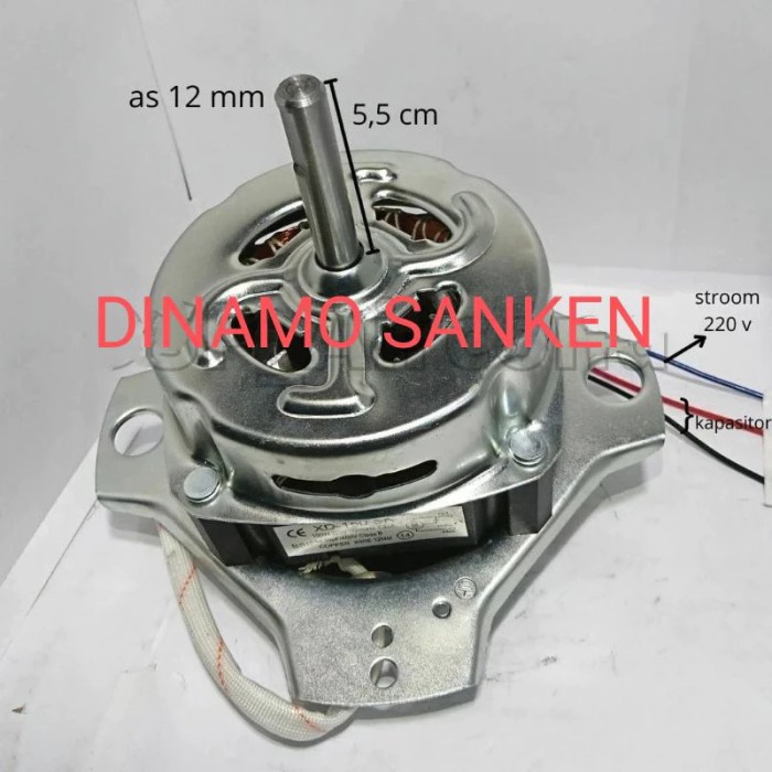 DINAMO WASH 150 W MOTOR PENCUCI SANKEN DINAMO MESIN CUCI 3 KAKI