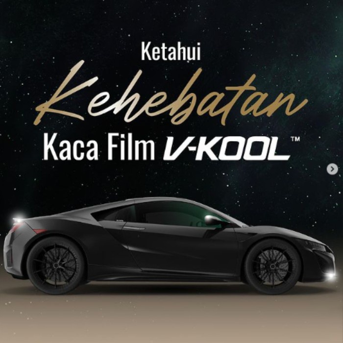 Kaca Film V-KOOL Diamond Series TOYOTA FORTUNER SKKB X05