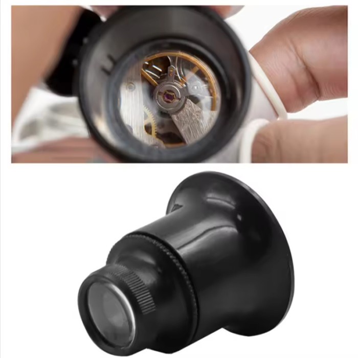 

Kaca Pembesar 20X Lup Magnifier Jam Tangan Perhiasan 22mm