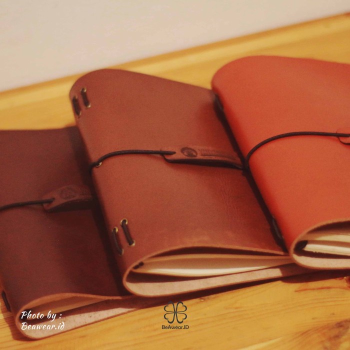 

Cover Book / Journal / Binder Buku Kulit Asli Refill Custom