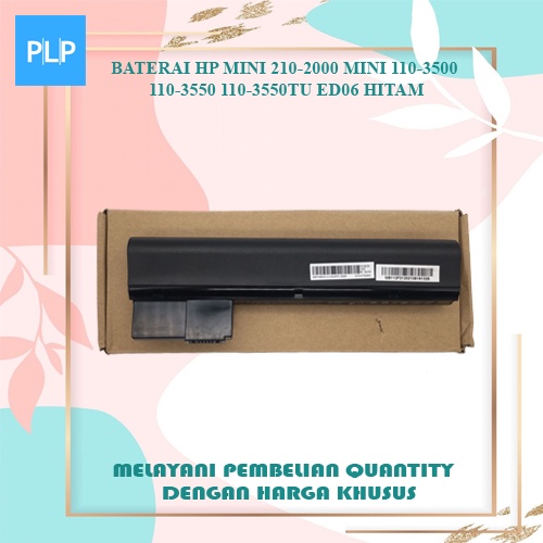 Baterai HP Mini 210-2000 Mini 110-3500 110-3550 110-3550tu ED06 Black