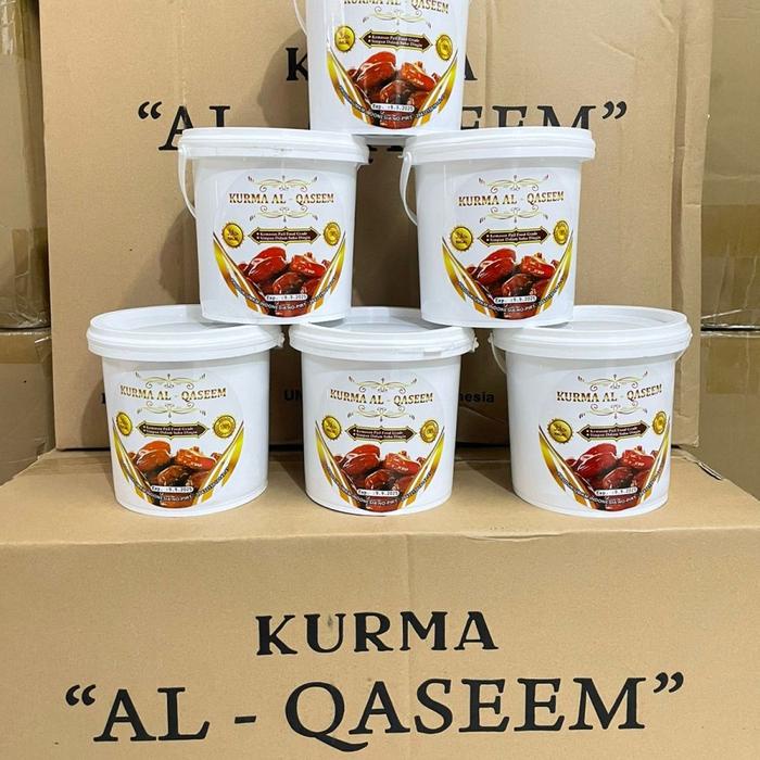 

(PROMO 2PCS) Kurma ember al qasim premium Manis Food Rendah gula Khalas Snacks