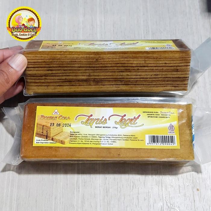 

Kue Lapis Legit 270 Gram / Kue Bolu Lebaran - Duo Bocil Snack