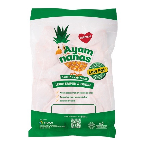 BELFOODS AYAM NANAS 450GR POTONG 8 LOW FAT CHICKEN HALAL