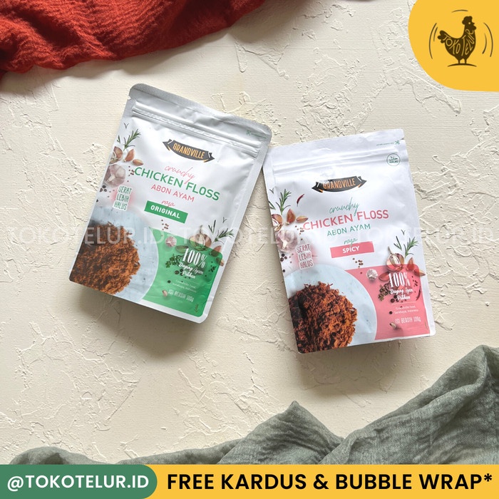

Grandville - Abon Sapi Ayam ASLI Crunchy Makanan Instan SNACK MPASI