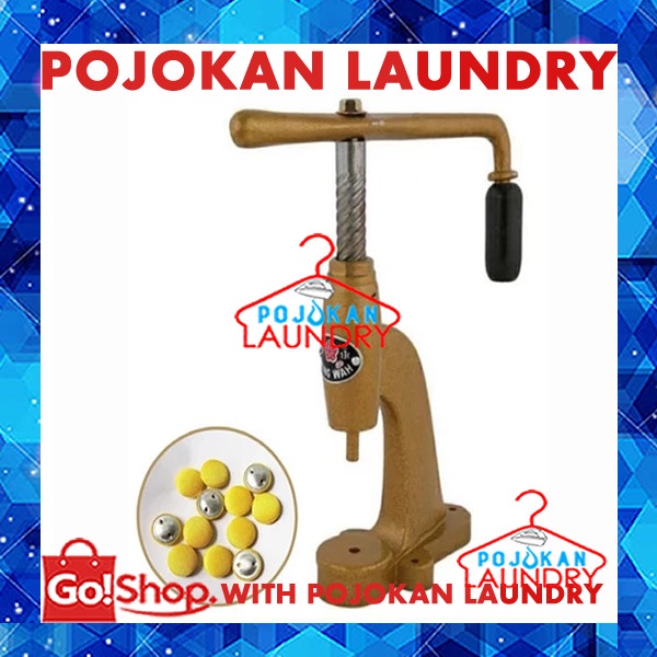 

Terlaris Alat / Mesin Manual Press Kancing Wing Wah (Bungkus Kancing) SALE