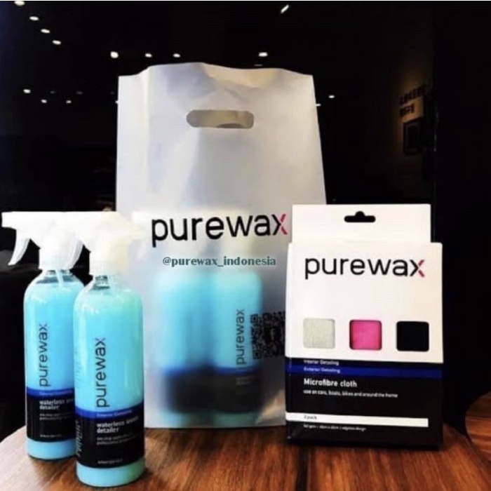 TERLARIS Purewax 474ml Pembersih Mobil Waterless Wash Detailer Inter Eksterior