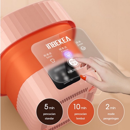 HS Mesin Cuci ni Portable Mesin Cuci Lipat ni Folding Washing Maine Mesin Cuci Kecil KAPASITAS