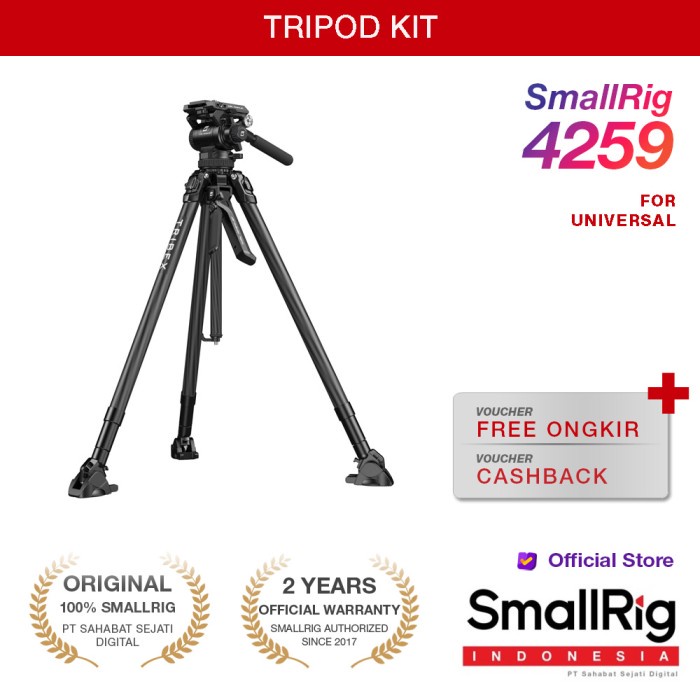 TERLARIS SmallRig x Potato Jet TRIBEX Hydraulic Carbon Fiber Tripod Kit (Origin Series) 4259