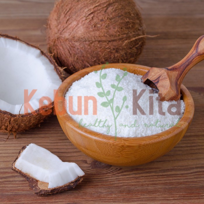 

Ready Stok" Desiccated Coconut Powder 250 Gr - Kelapa Parut Kering