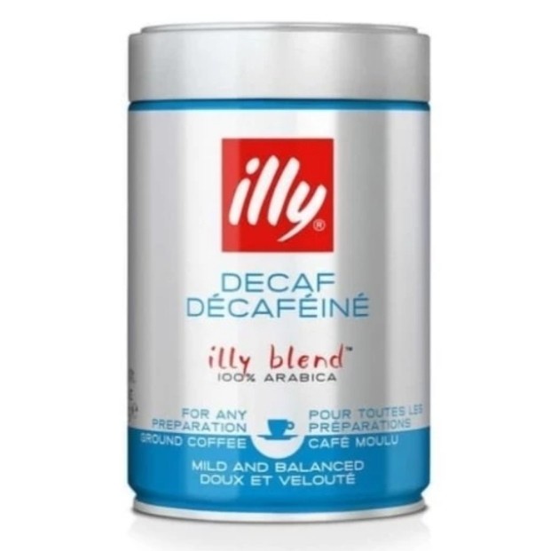 

illy cofe decafinated 250 gr/ground coffee/kopi bubuk