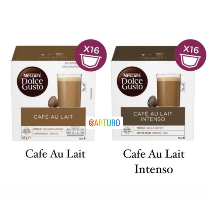 

Nescafe Dolce Gusto NDG Cafe Au Lait Capsule - ORIGINAL