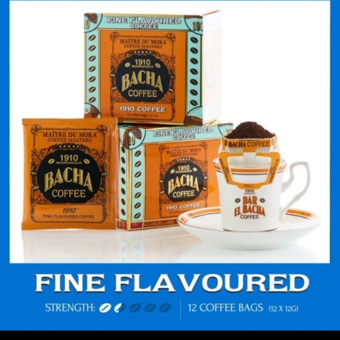 

Bacha Coffee 1910 Fine Flavoured Coffee 12 bags