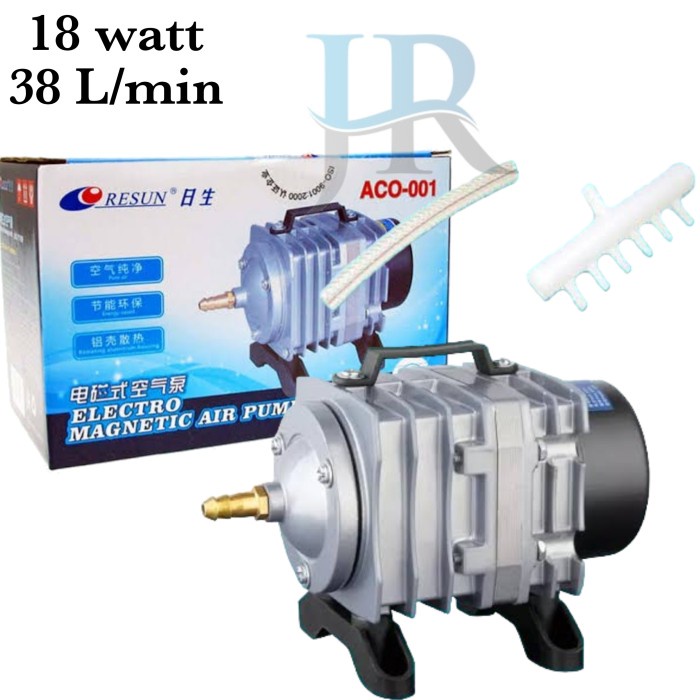 Aerator pompa udara hi blow electromagnetic air pump Resun ACO 001 Cuci GUdang