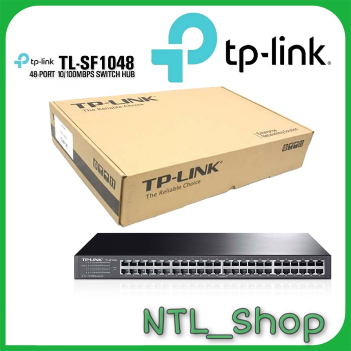 TPLINK SF1048 48-Port 10/100Mbps Rackmount Swit - tp-link sf1048
