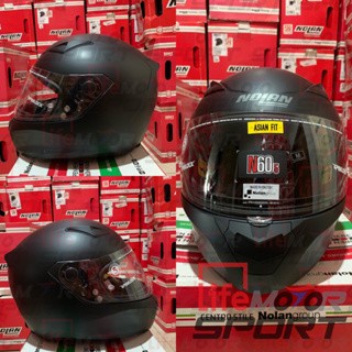 TERLARIS NOLAN / OBRAL JUAL RUGI HELM NOLAN N605 BLACK DOFF 100% ORIGINAL NOLAN
