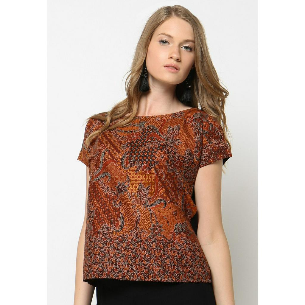 Bhatara Batik Blouse Wanita Crop Tee 2122-1818A-5565-3133A-2347A-3541A-2865B