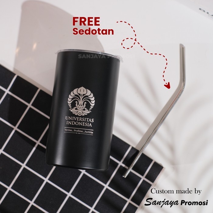 MUG TUMBLER KOPI STAINLESS AESTHETIC CUP STRAW VACUUM FLASK MUG CUSTOM