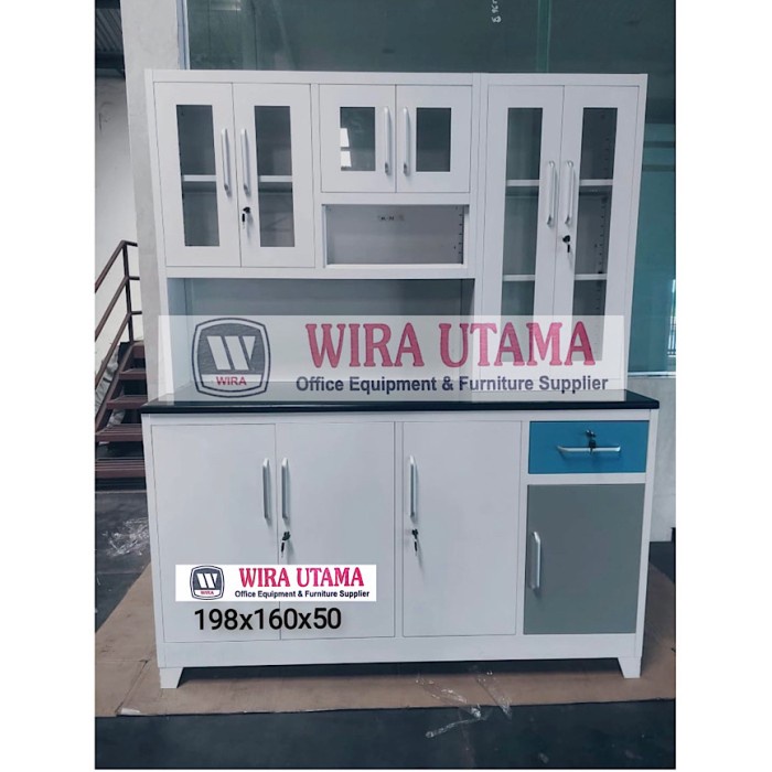 NEW Lemari Dapur Besi Besar / Kabinet Dapur Besi Jumbo / Rak Dapur Besi Jumbo / MEDAN SUMUT