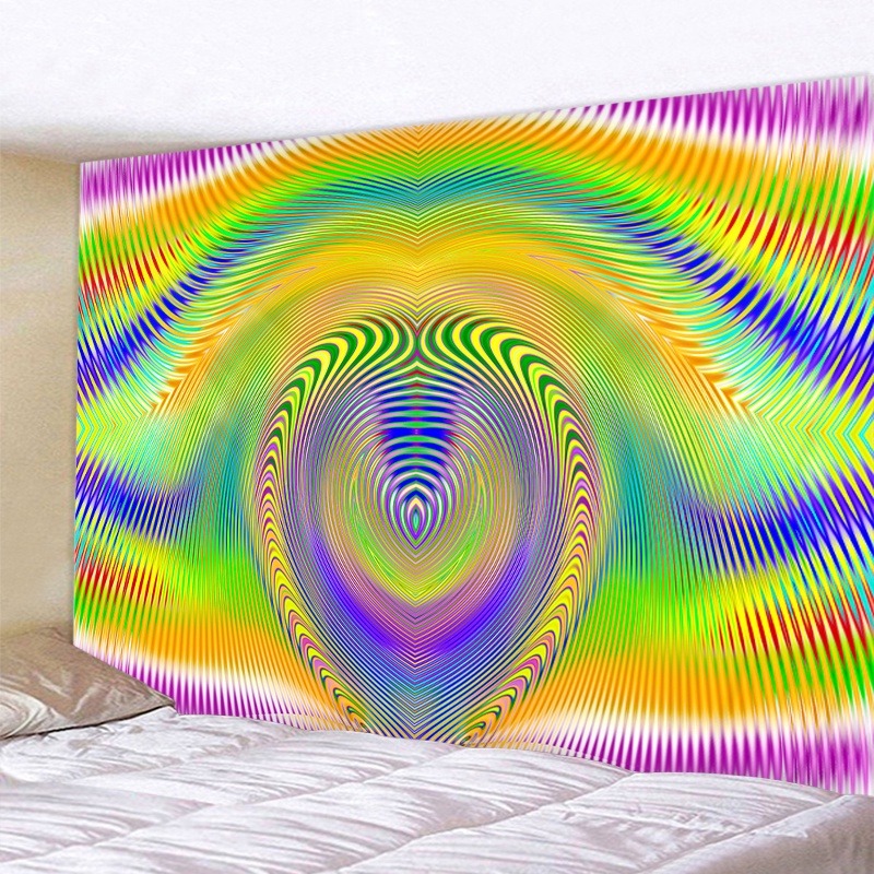 Hiasan Dinding Geometris Abstrak Bohemian Permadani Mandala India Hiasan Dinding Hippie Permadani Aj
