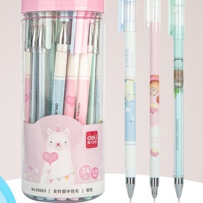 

Deli Pulpen Gel / Gel Pen Isi 24 0.38Mm Lucu 33663