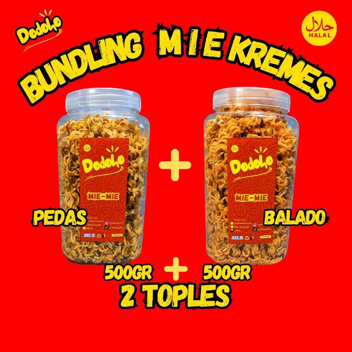 

terbaru !!! bundling mie kremes 500gr+500gr ready