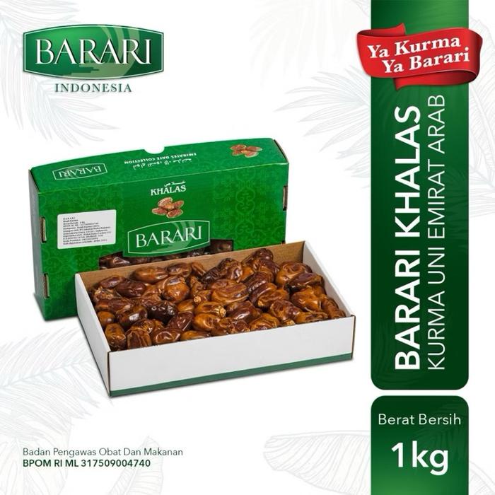

terbaru !!! kurma khalas susu barari 1kg premium ready