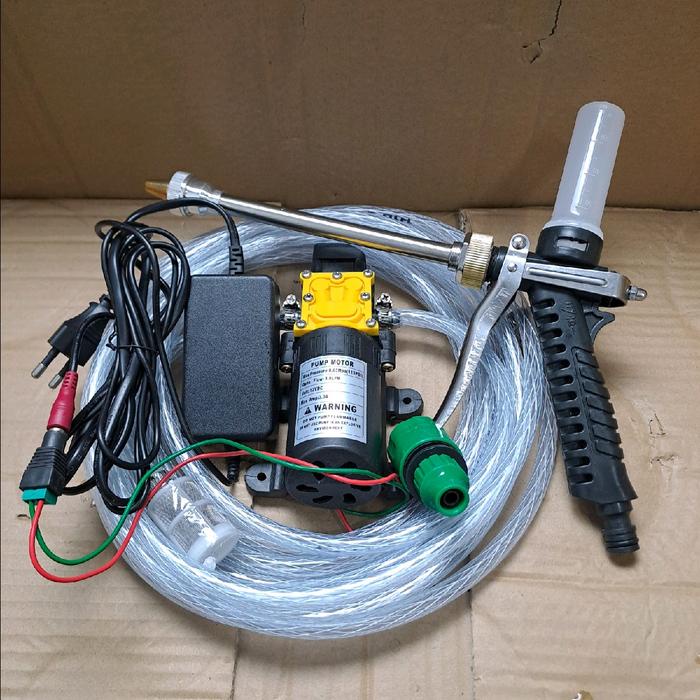 terbaru !!! alat cuci steam motor/mobil/ac otomatis paket set guntabung sabun ready