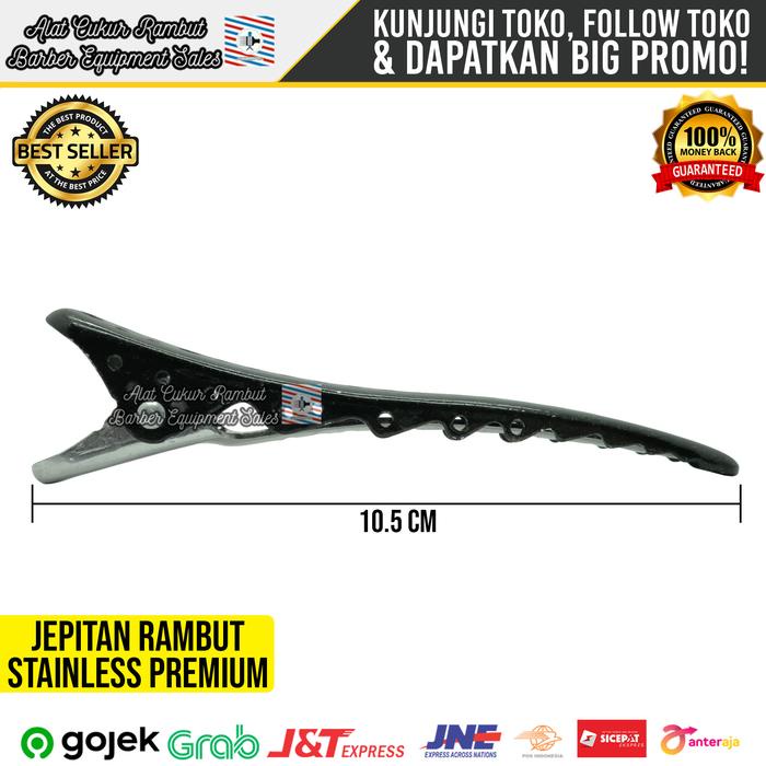 Jepit Rambut Jepitan Rambut Salon Barber Buaya Hair Shark Clip Besi