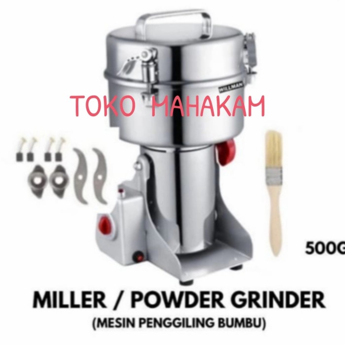 MESIN PENGGILING BUMBU KERING /MILLER /POWDER GRINDER 500 GRAM