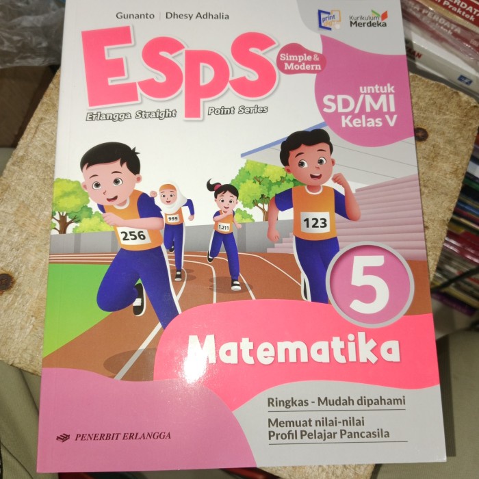 

SALE !!! ESPS MATEMATIKA SD KELAS 5 ERLANGGA KURIKULUM MERDEKA READYY