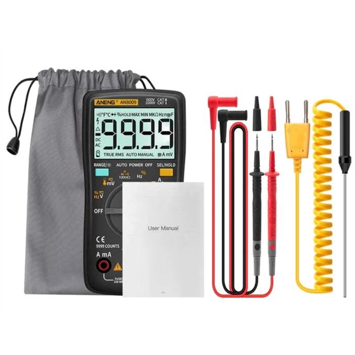 Spesial Multimeter Aneng An8009 Multitester Avometer Digital True Rms Ac Dc