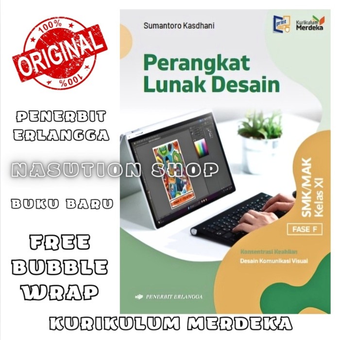

SALE !!! BUKU PERANGKAT LUNAK DESAIN KELAS 2 / XI 11 SMK ERLANGGA KURIKULUM MERDEKA READYY
