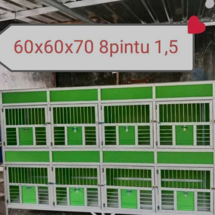 kandang burung merpati dara macan gupon bupon 2 pintu by berkah kurung creative DiskonJual