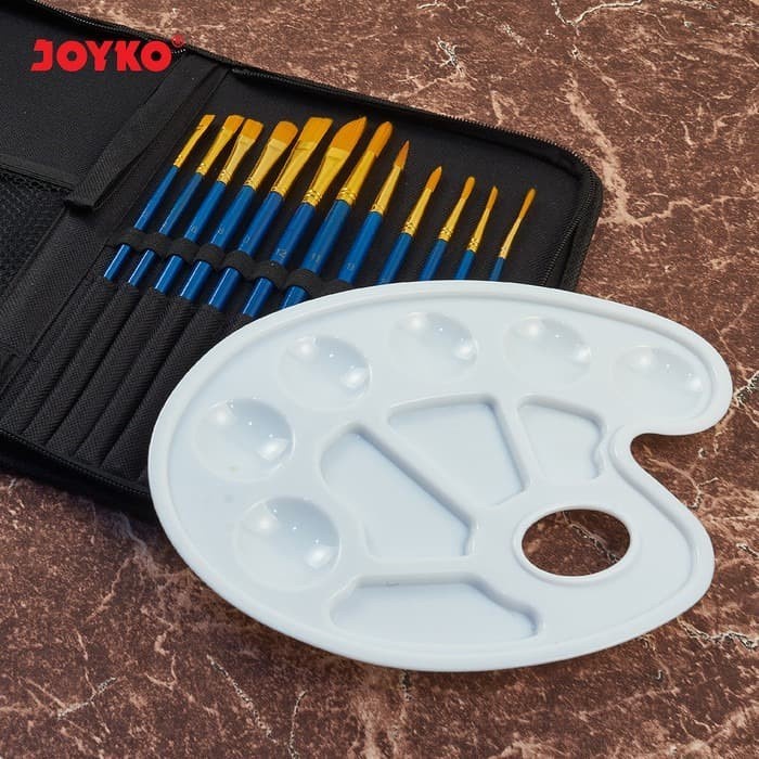 

SGS Joyko Kuas Lukis Palet Set BRS-7 Alat Seni BRS7 Art Brush Pallete DiskonJual MurahHarga