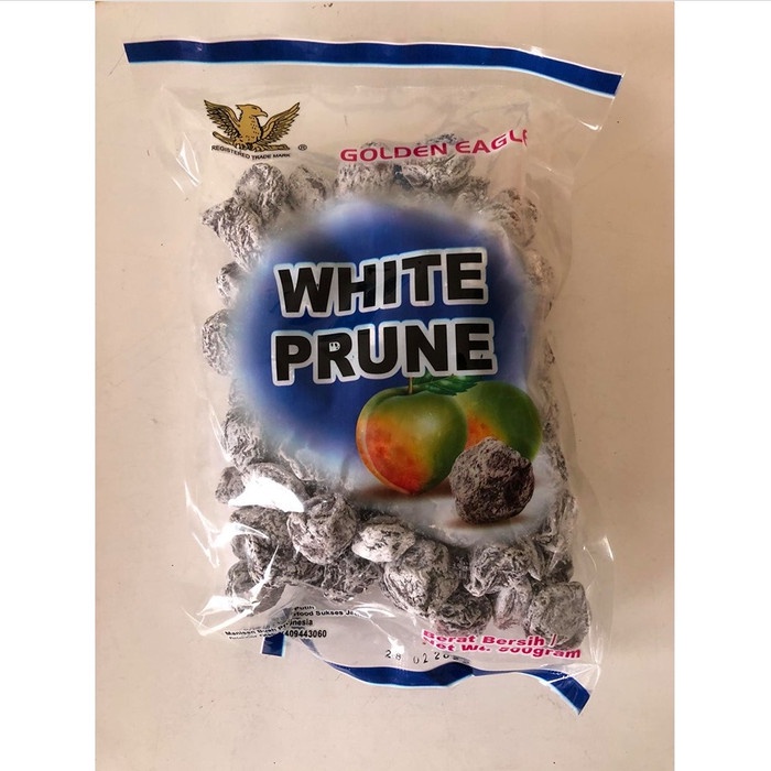

Golden Eagle White Prune / Manisan Buah Prune Putih/ Prune Candy 500Gr