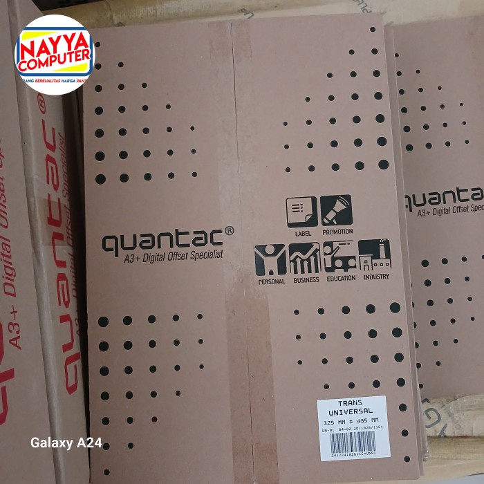 Sticker Vinyl A3+ Quantac Transparent
